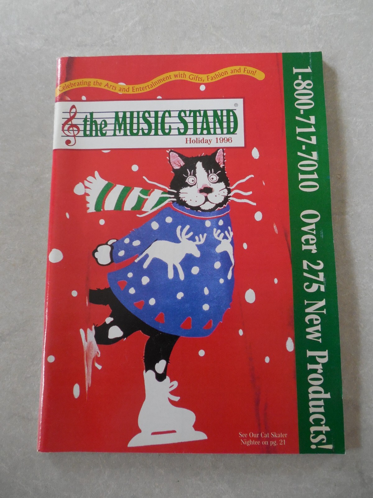 Vintage THE MUSIC STAND Catalog, HOLIDAY 1996, MUSIC GIFTS, FASHION, DECOR!