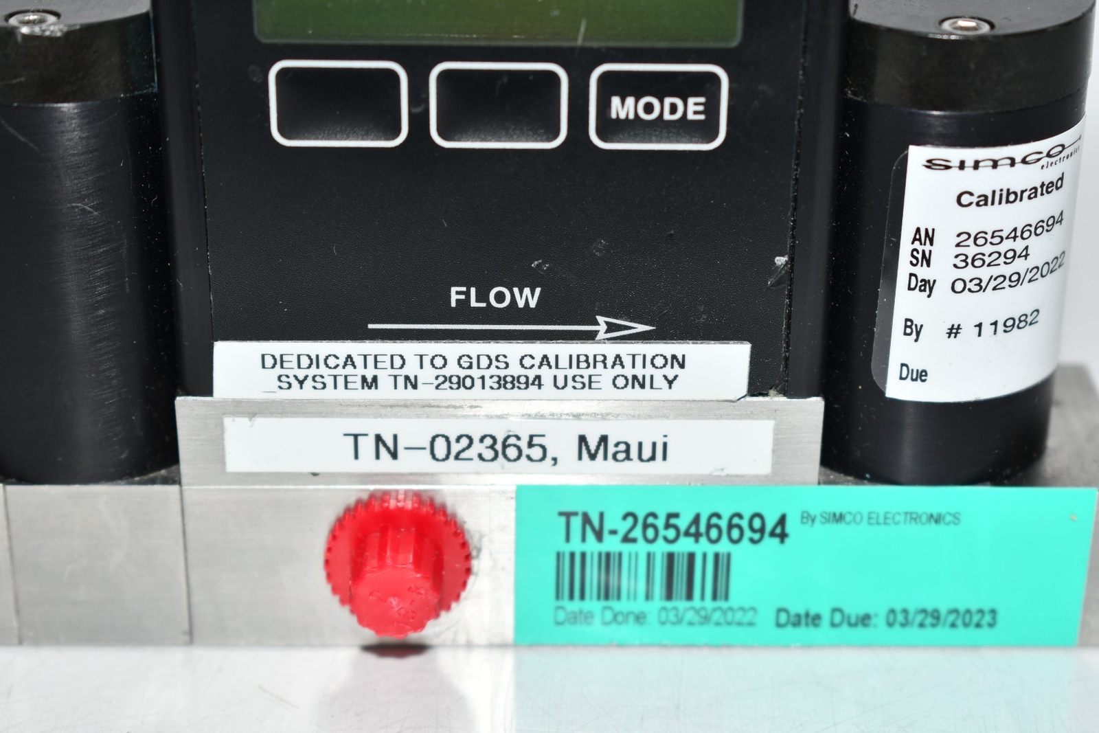 Alicat Scientific PCD-1PSIG-D-PCV30.50 Pressure Controller Digital Mass Flow Con