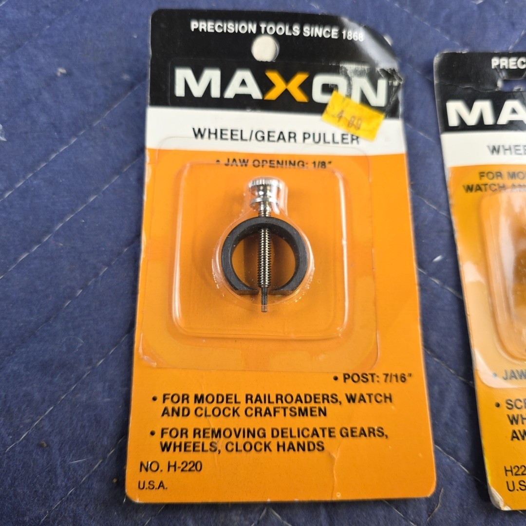 Lot Or 2 Maxon Wheel Gear Puller H221 H220, 7/16"