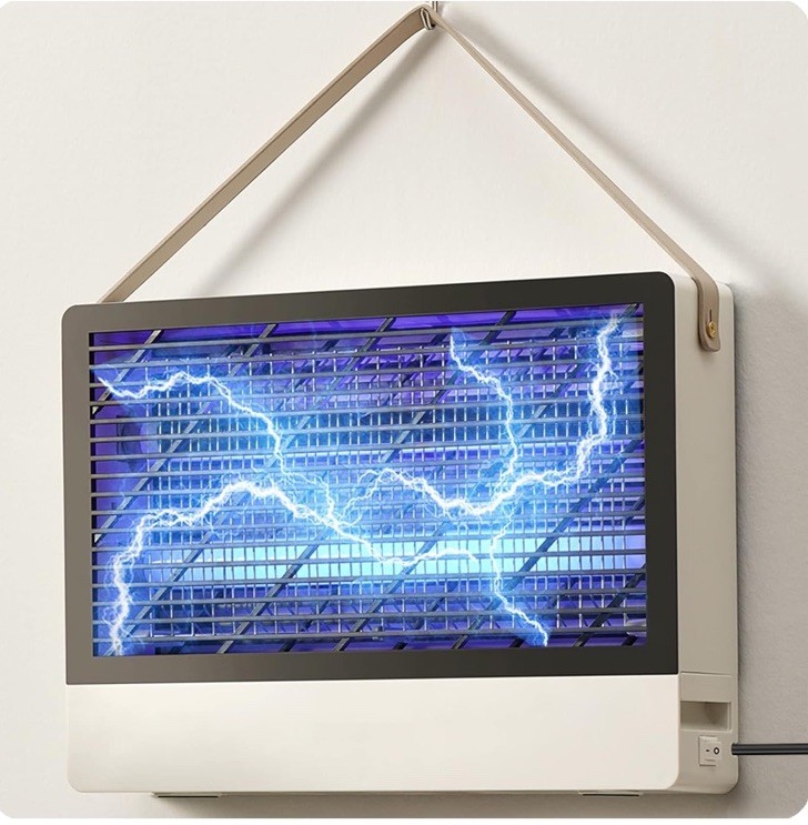Quiet Hybrid Spectrum 20W Indoor Bug Zapper Indoor Fruit Fly Traps for Indoor...
