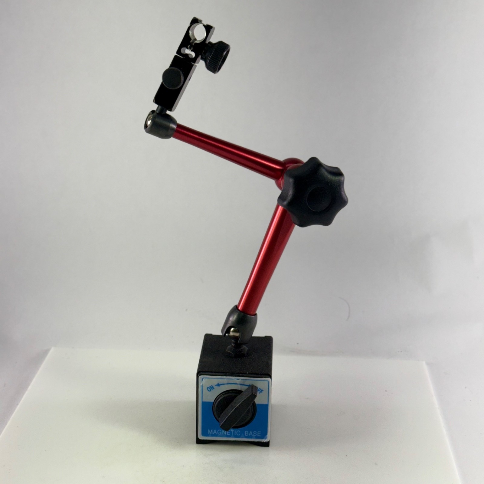 Magnetic Base Dial Indicator Holder Stand Articulating Arm On/Off Switch