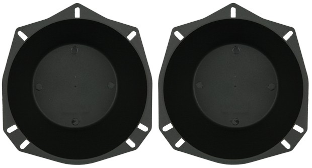 Metra 81-4300 Universal Speaker Baffles 5 1/4" & 6 1/2" Speakers Abs Plastic New