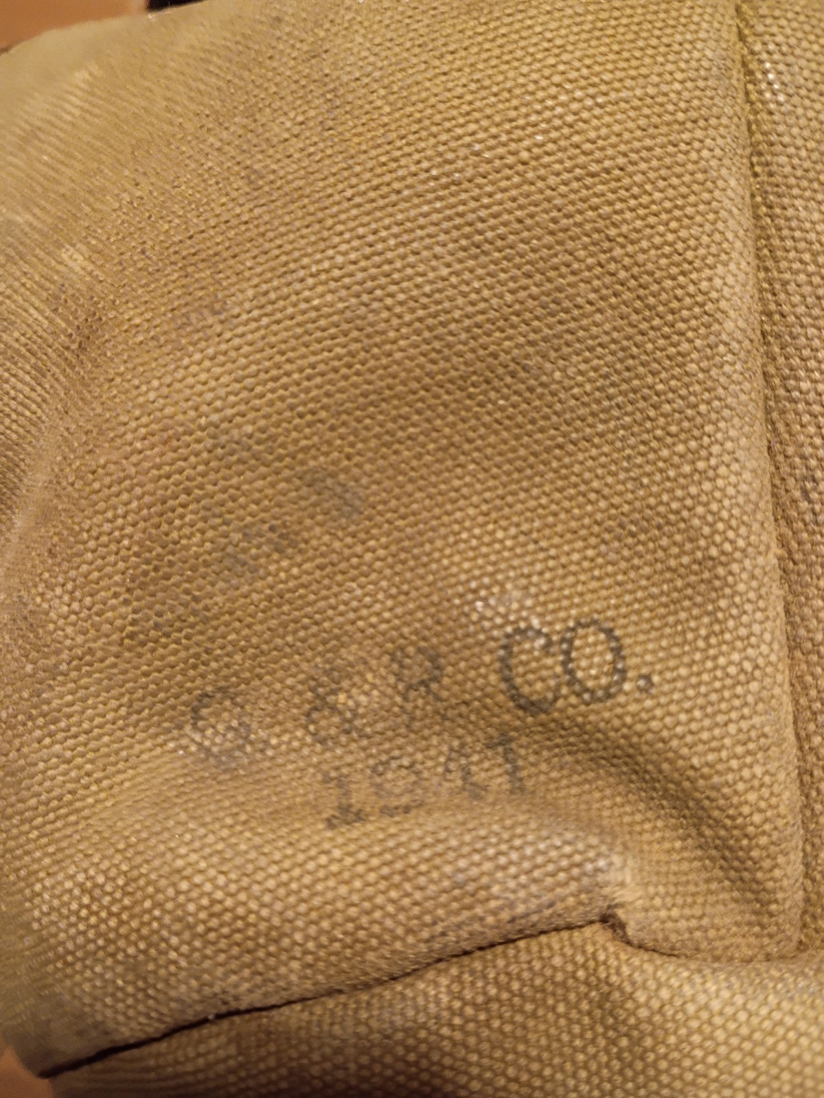 Vintage Canteen Bag And Goggles 1942