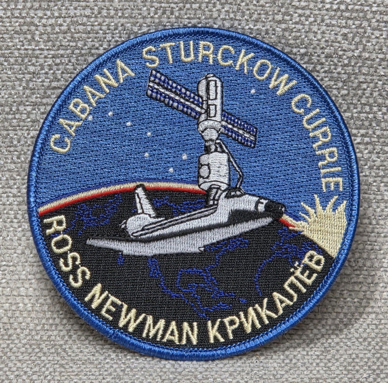 NASA STS-88 4" X 4 Patch Space Shuttle Endeavour 1st Space Shuttle Mission ISS A