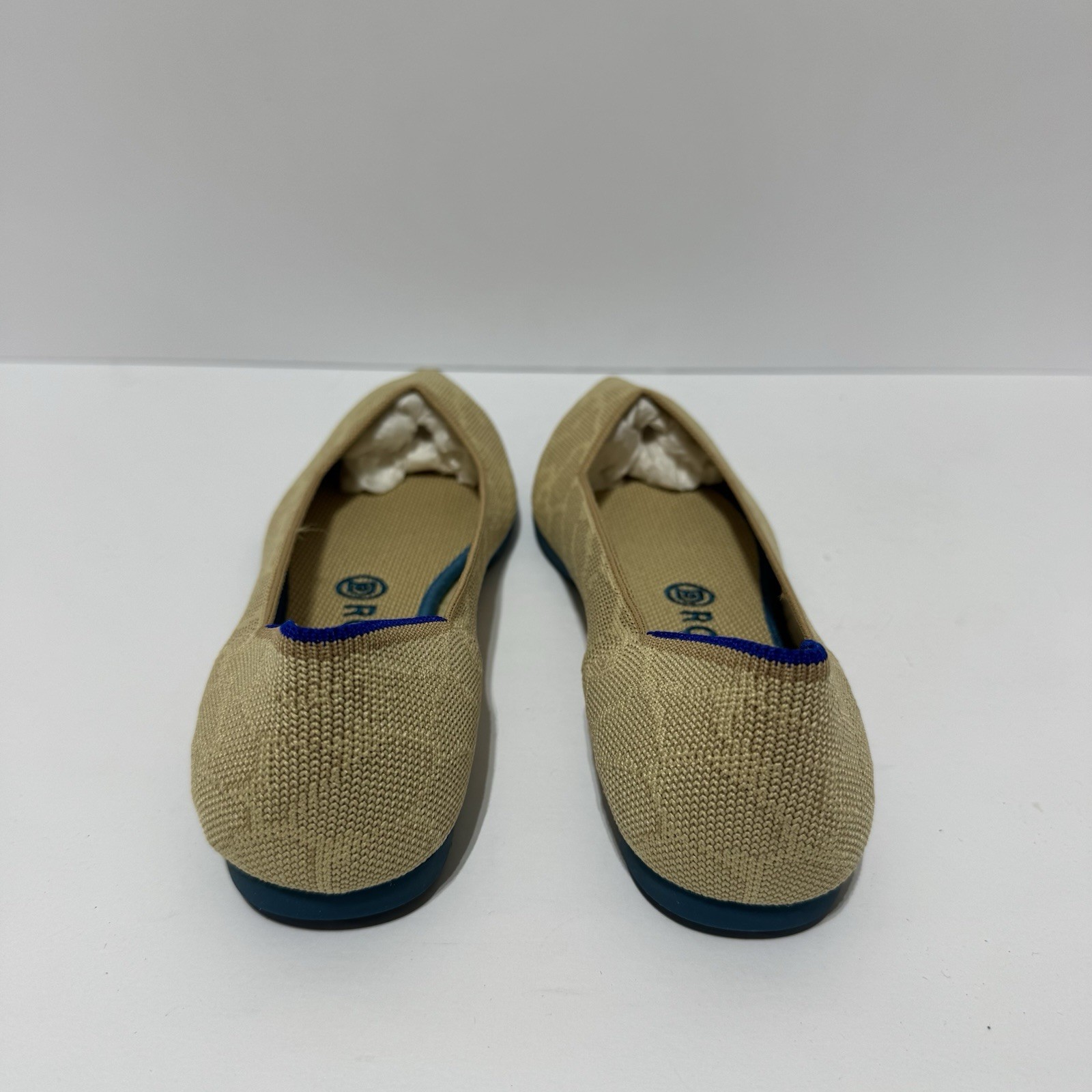 Rothys Womens The Point Flat Sahara Gold Size 9.5 M