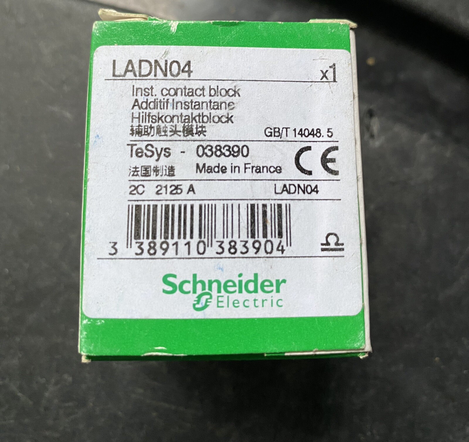 Schneider Electric LADN04 Auxiliary Contact Block, A0035 **FREE SHIPPING**