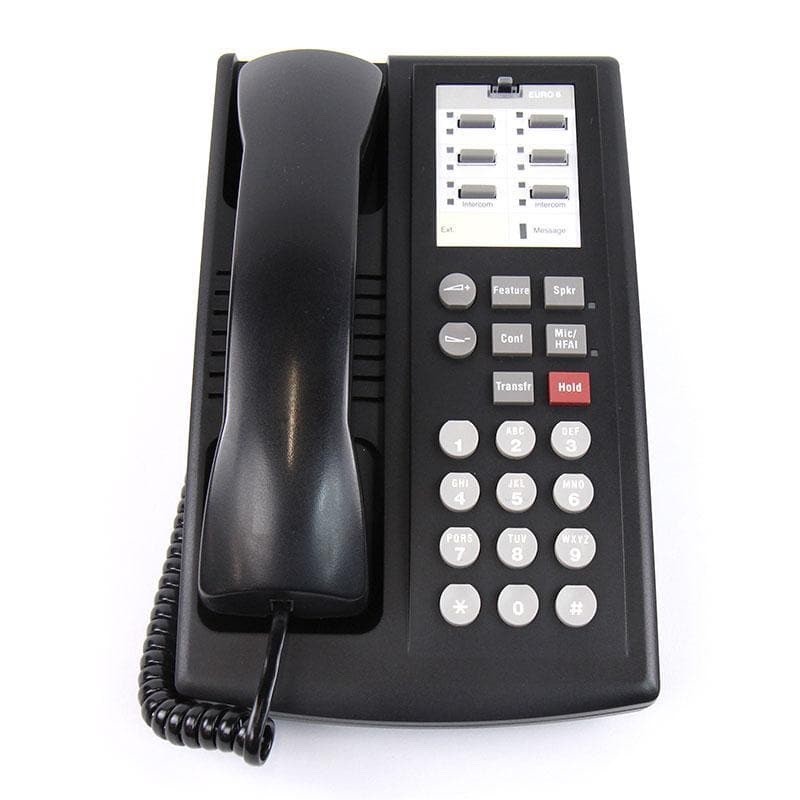 Avaya Partner 6 6-Button phone (Black) *Refurbished*