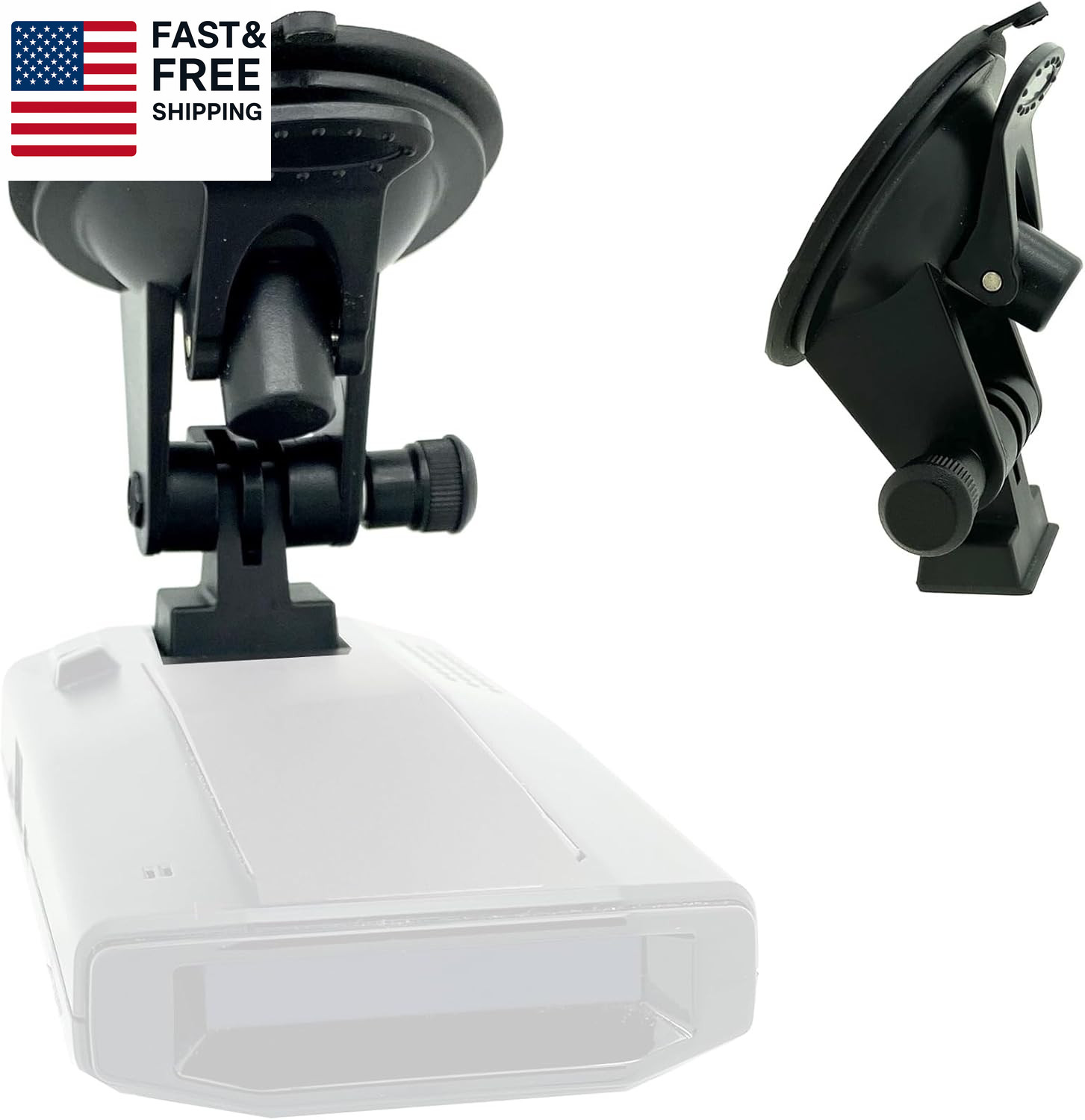 Enhanced Windshield Suction Mount Compatible with Escort Max360C, MKII, Max 3 4,