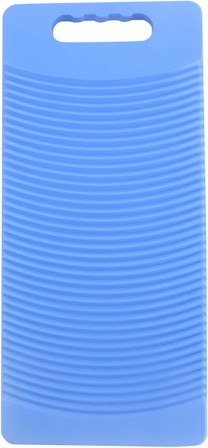 Plastic Rectangle Washboard Washing Clothes Board 50cm Long Blue