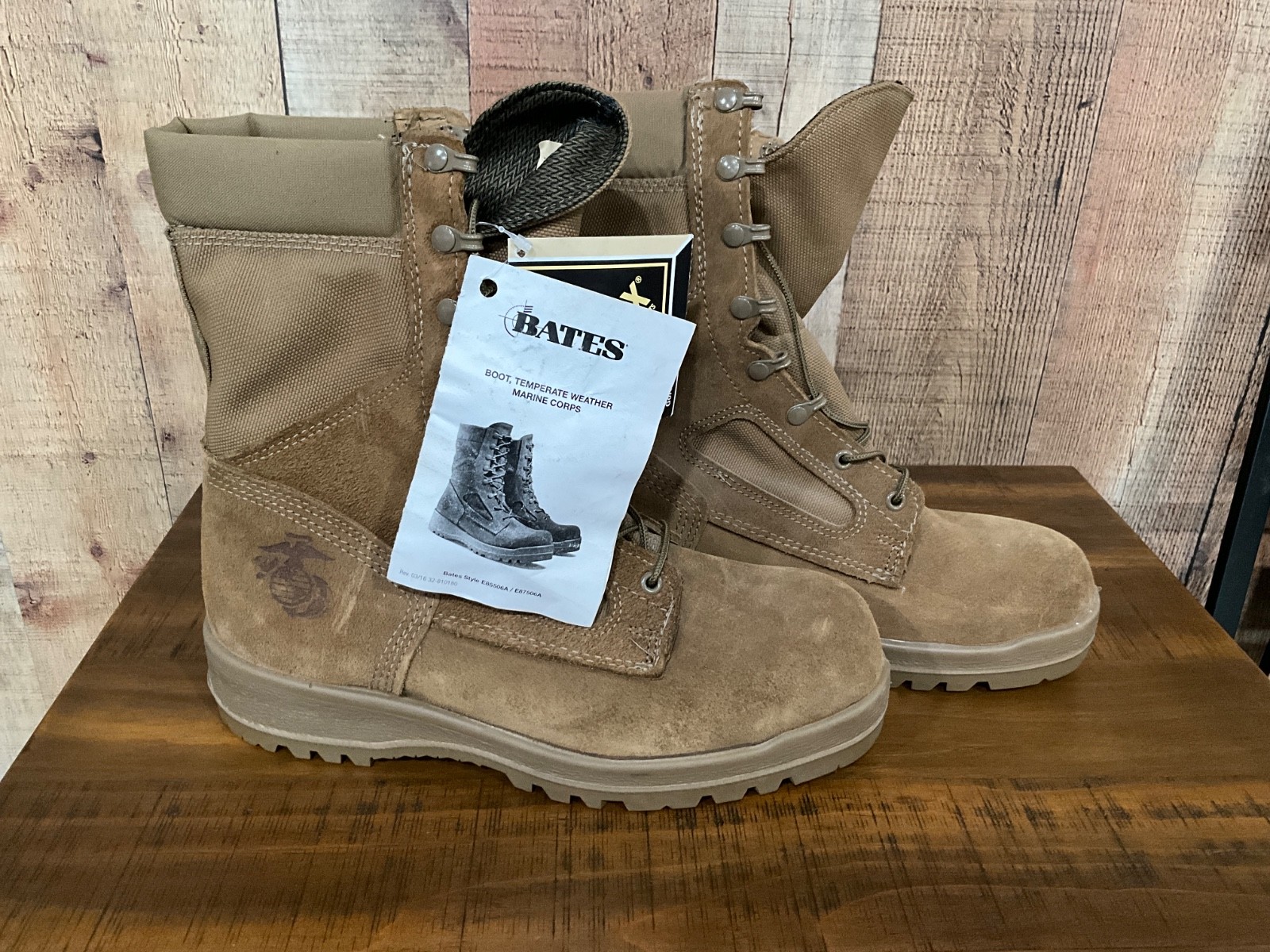 USMC Boots Temperate / Cold Weather Gore-Tex 11.5 Wide NEW Bates