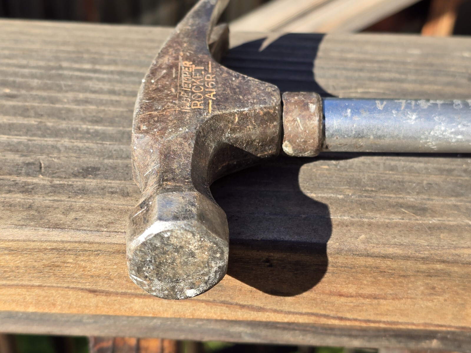 16 oz True Temper A16R Rocket Straight Claw Hammer w/Rubber Grip Steel Handle