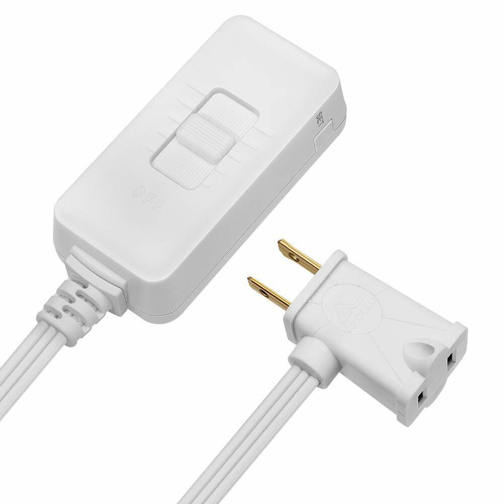 DEWENWILS Slide Dimmer Switch with Adjustable Range, Anti-Flicker, 5ft Cord,
