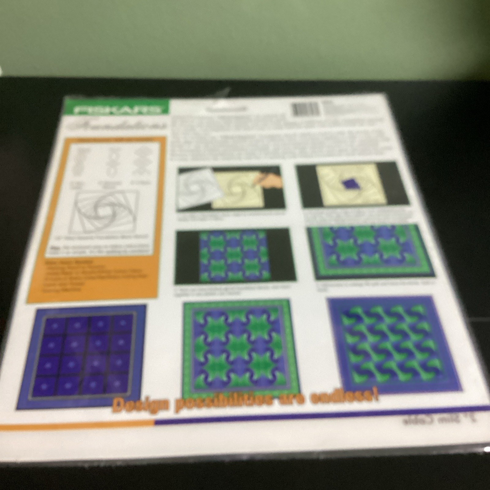 Fiskars Foundations Tilted Squares #8443 Complete Quilt Stencil Set