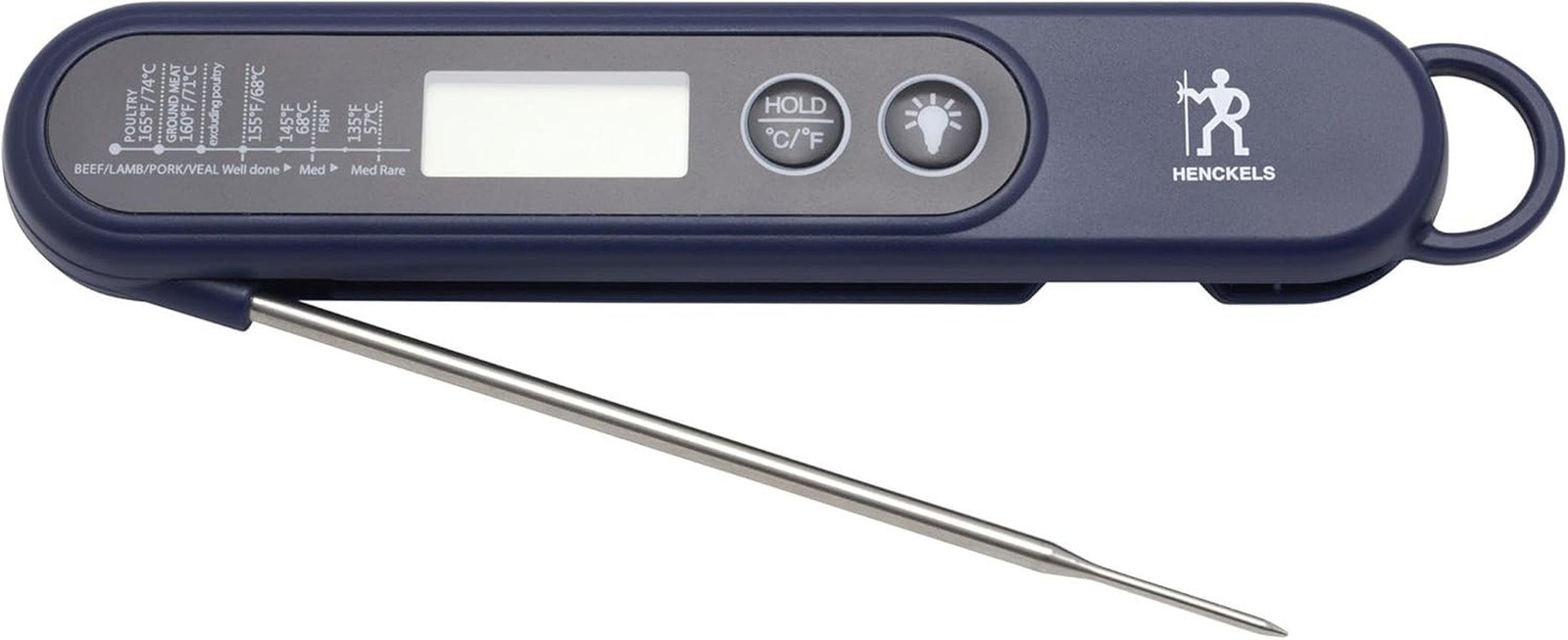 HENCKELS Meat Digital Thermometer, Instant Read BBQ Thermometer with Foldable Pr