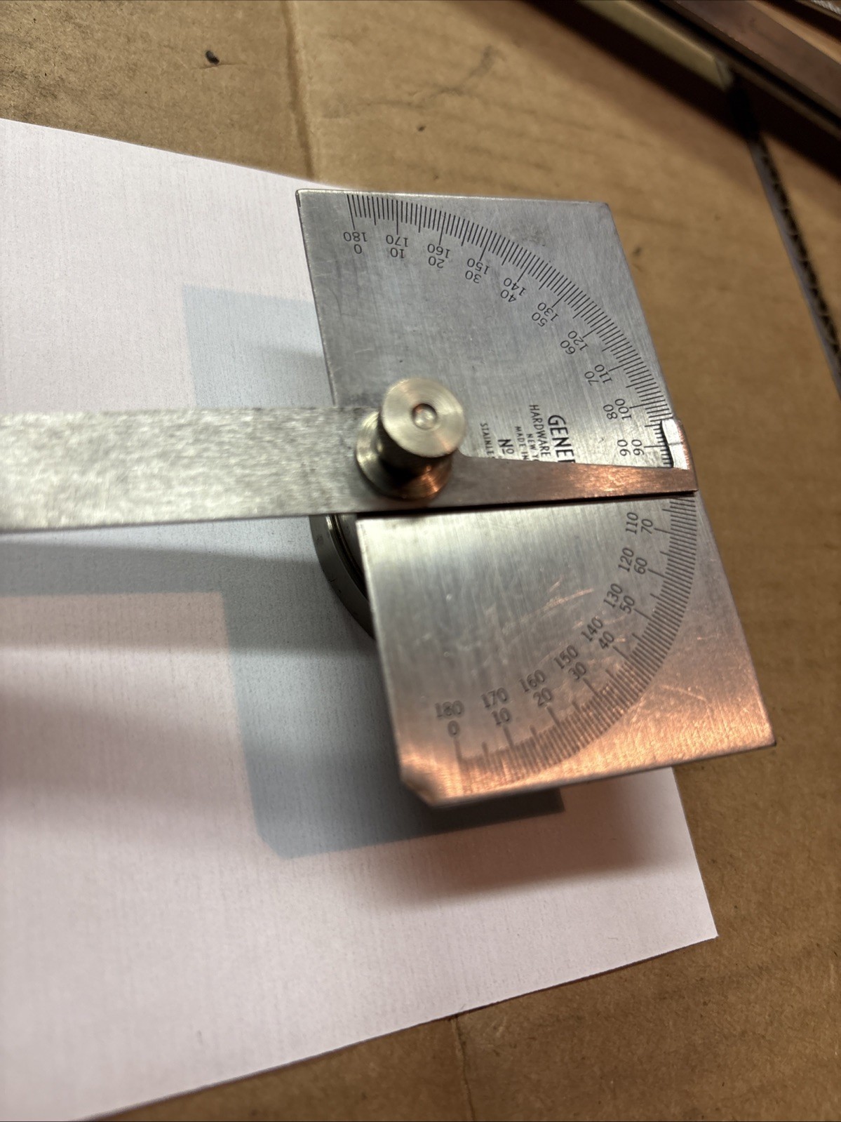 General Tools Angle Protractor #17 Stainless Steel