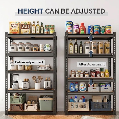 Heavy Duty Garage Shelving Unit, 2000 lbs Metal Storage Shelves