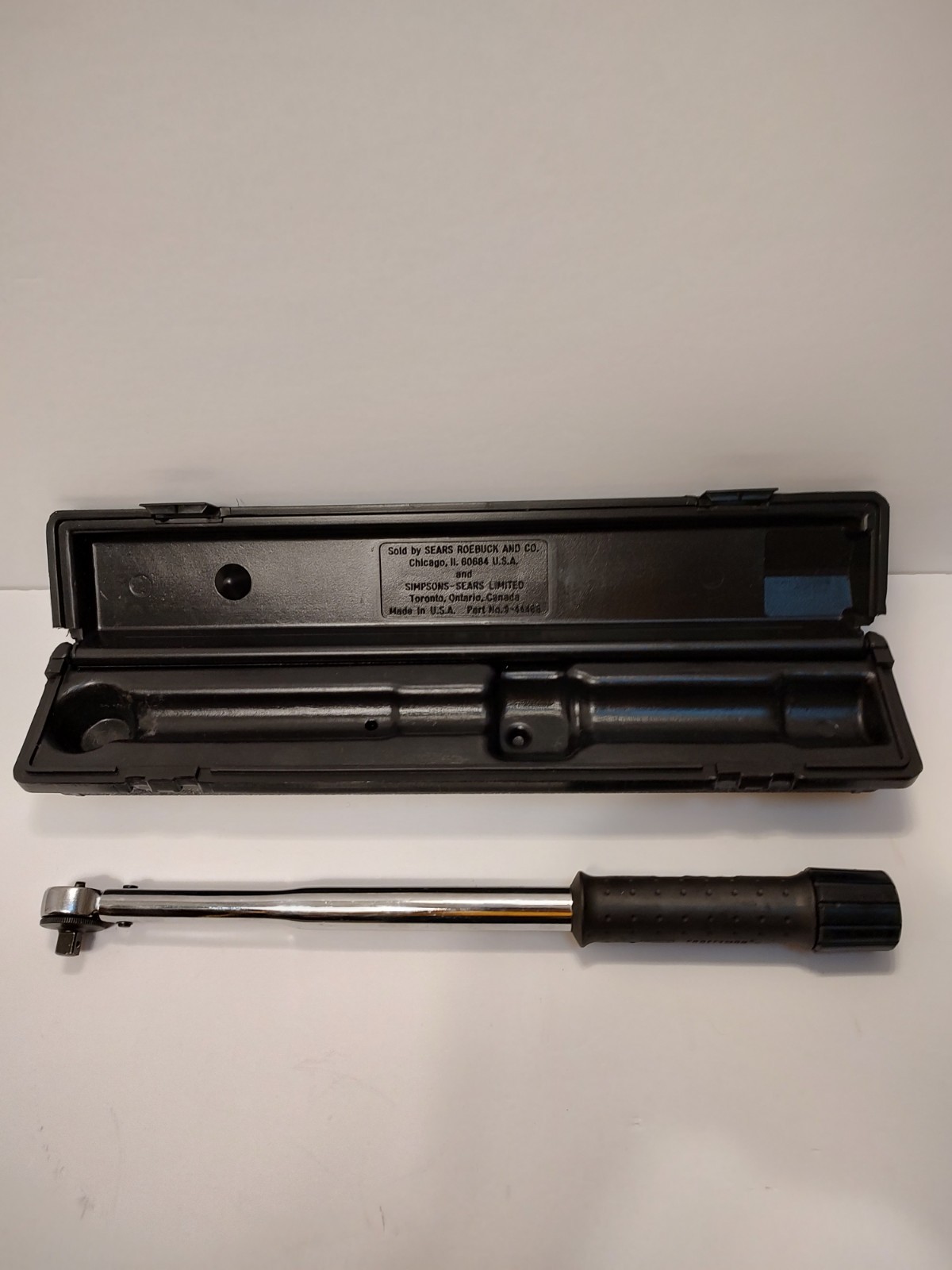 Vintage Craftsman Digitork Torque Wrench 9-44468 w/Case