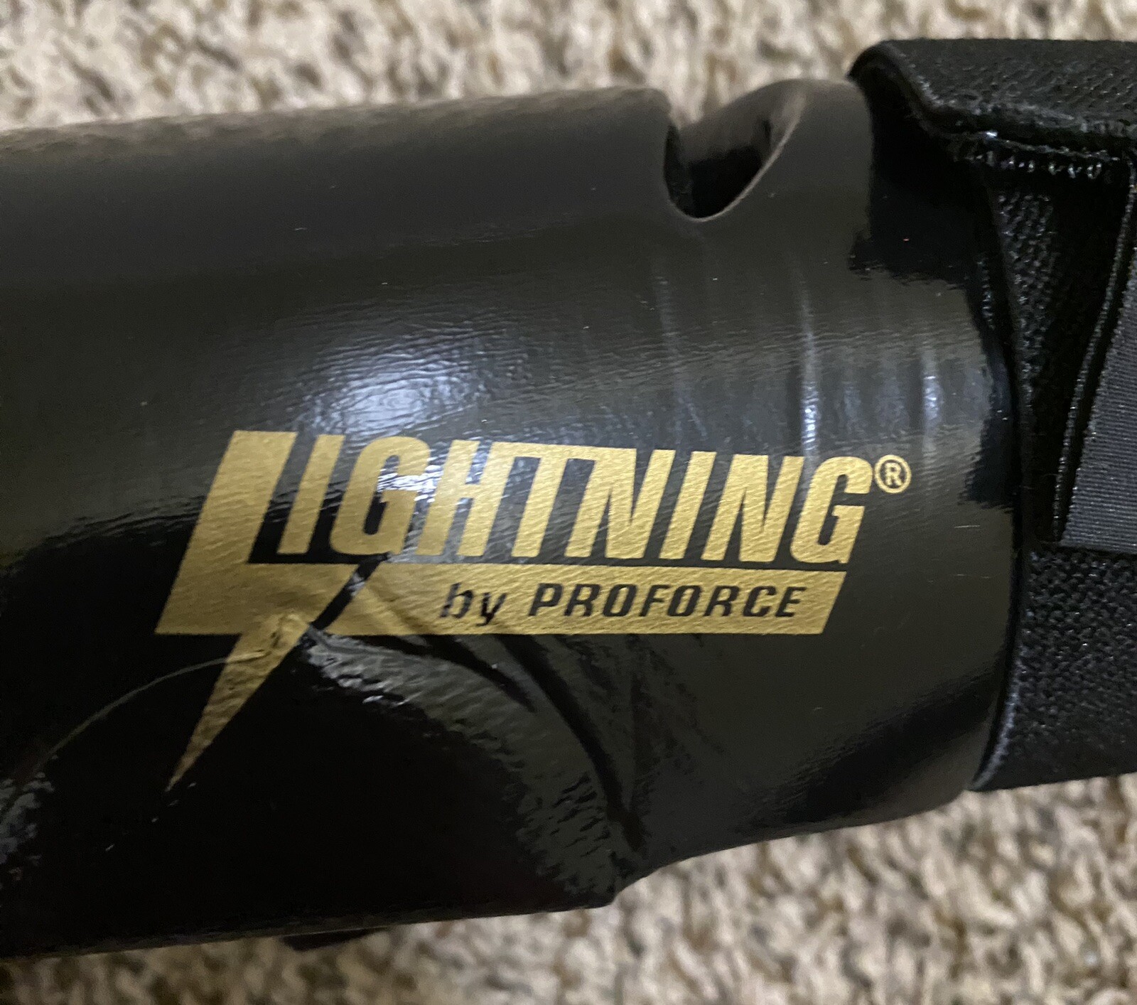 Lighting By Proforce Black Karate Sparring Gloves