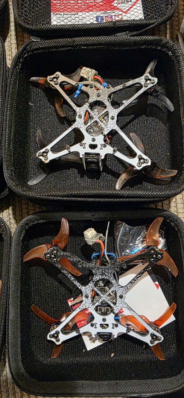 6 Emax Drones Combo + Transmitter & Goggles