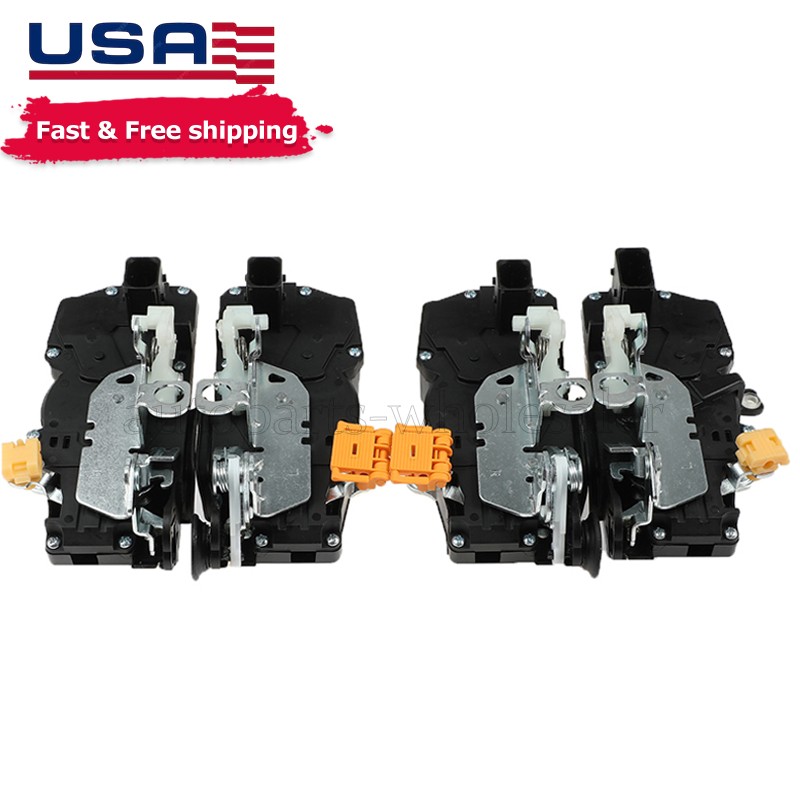 4X Door Lock Actuator Front + Rear + Left + Right For 07-09 Chevy GMC Cadillac