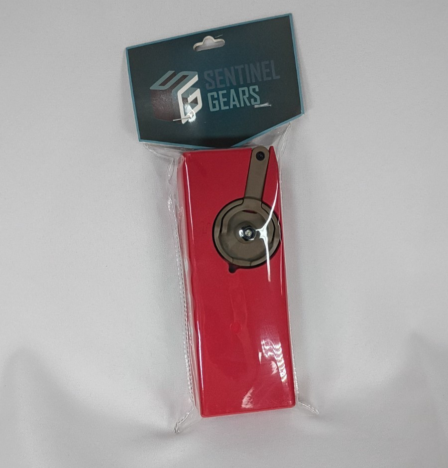 Airsoft Sentinel Gear 1500 Round Side Winding Airsoft Speed Loader - Red