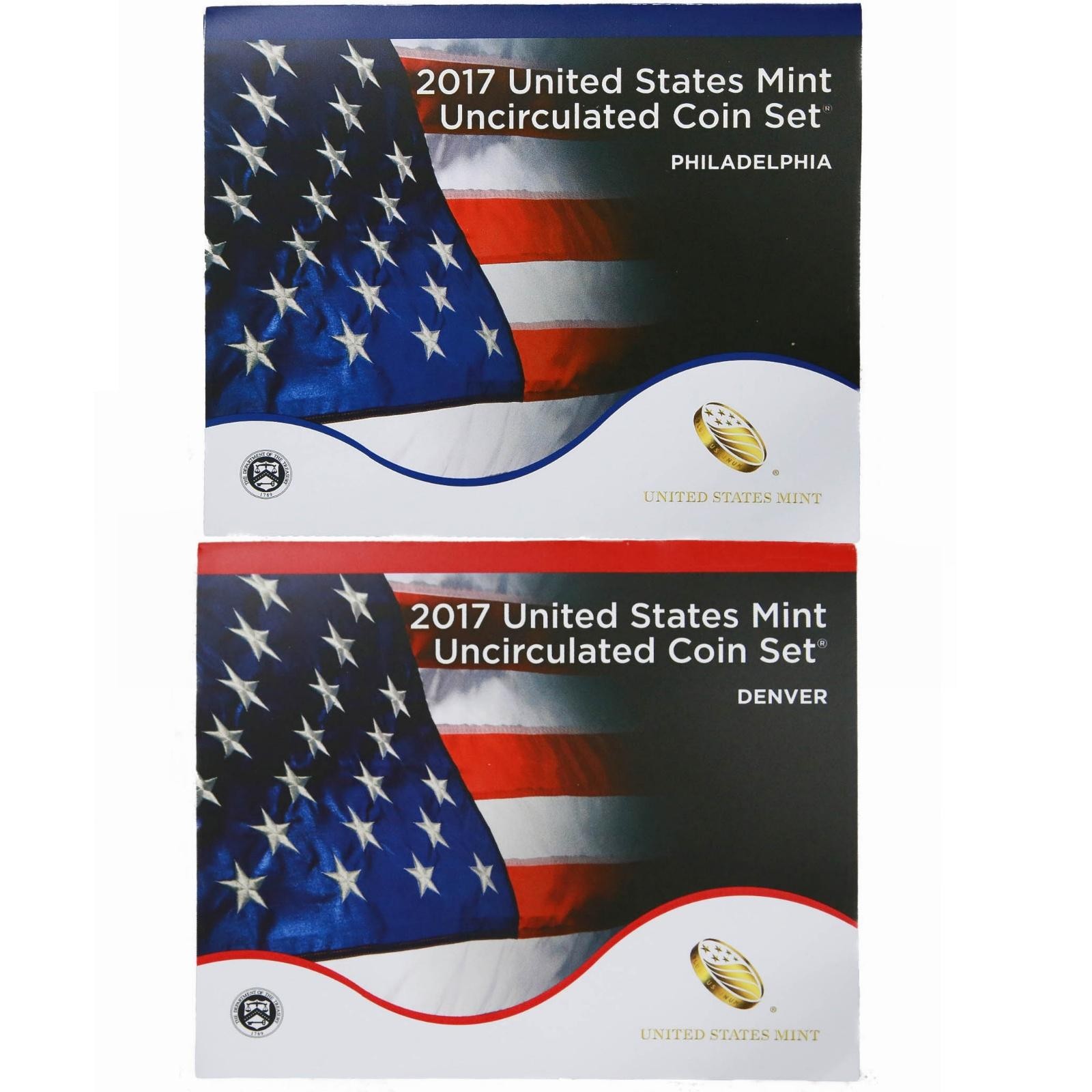 2017 Mint Set Original Sealed Box 20 BU Coins