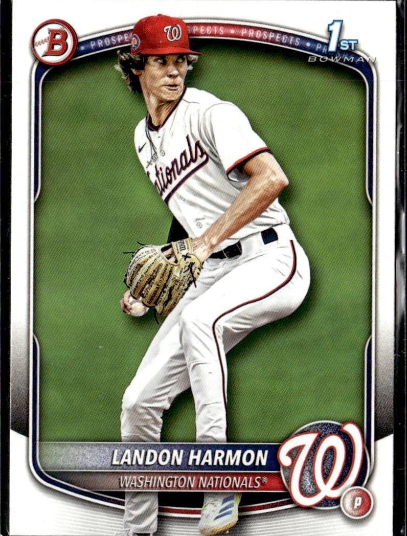2025 Bowman Draft Paper 1st Landon Harmon Nationals BD-44 5 card lot