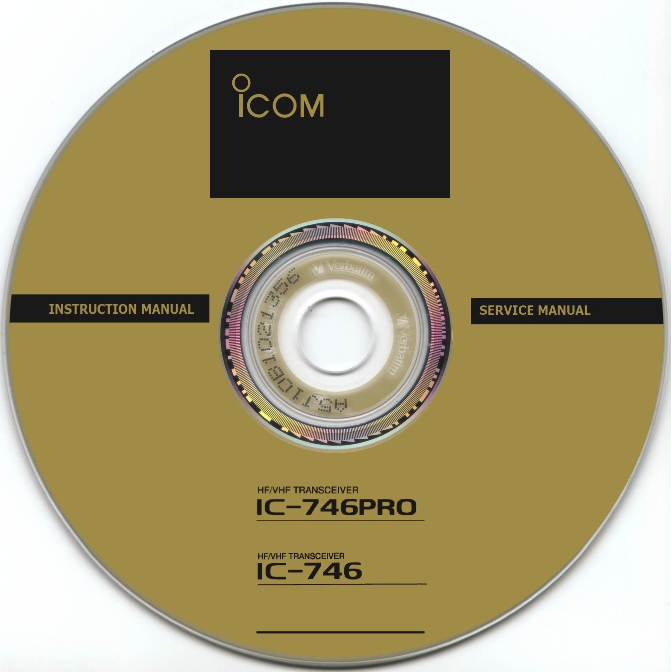 Icom IC-746 & IC-746PRO Instruction Manual & Service Manual on CD
