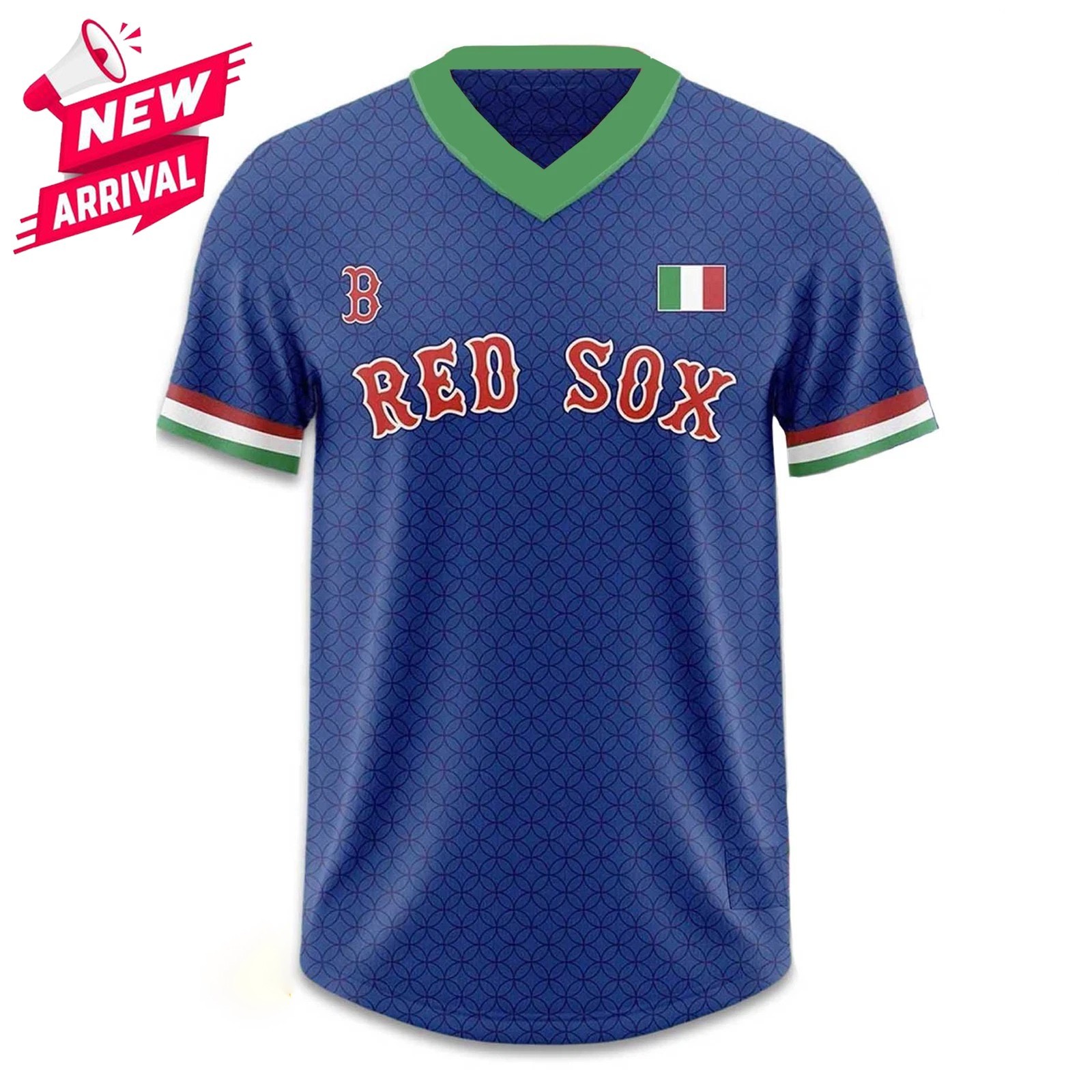 New! Red Sox Italian Celebration Giveaway Jersey - All Size