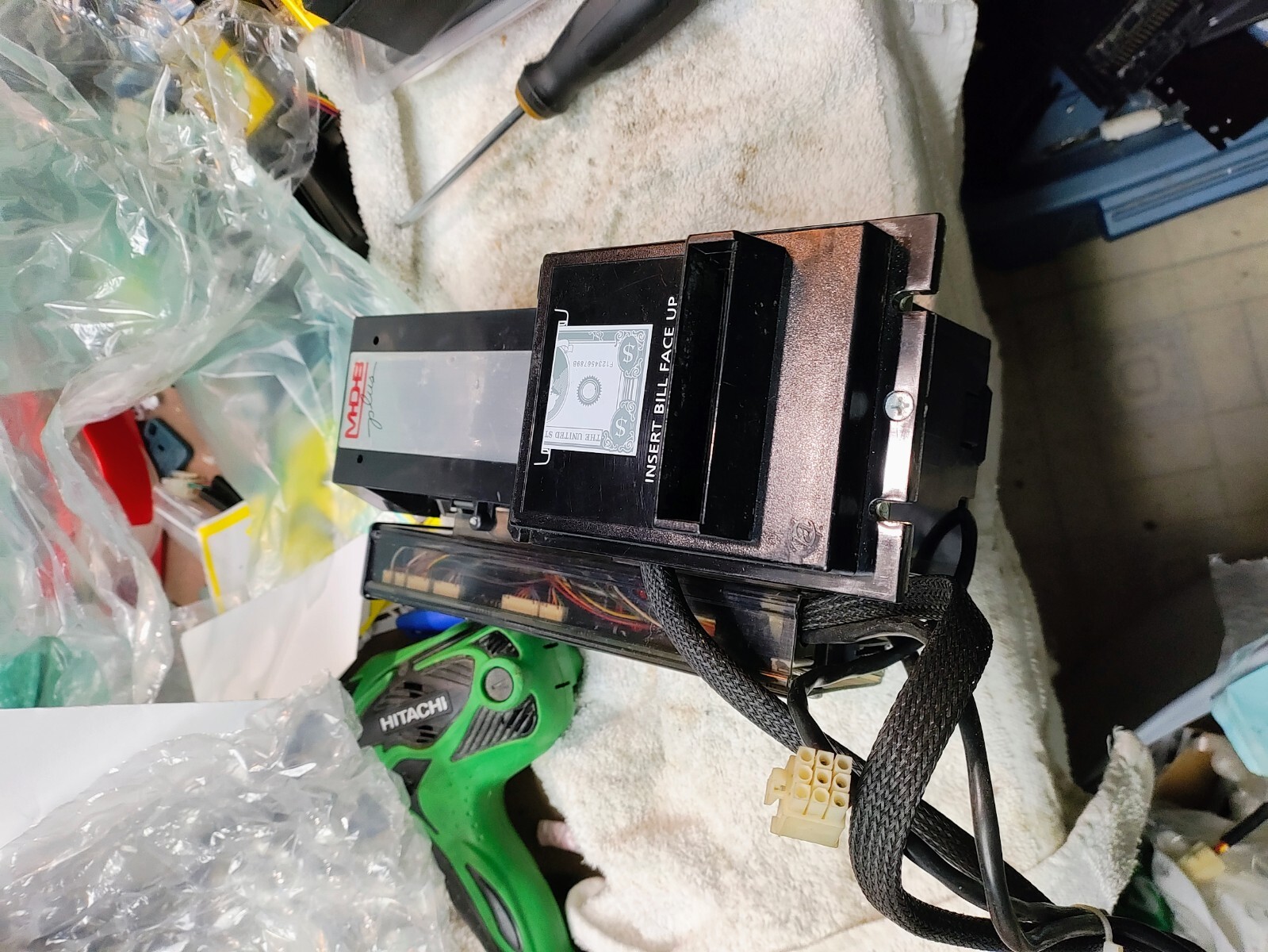 1 Coinco BA30SA / ba32sa Vending Machine 24V MDB  Bill acceptor  1 dollar only
