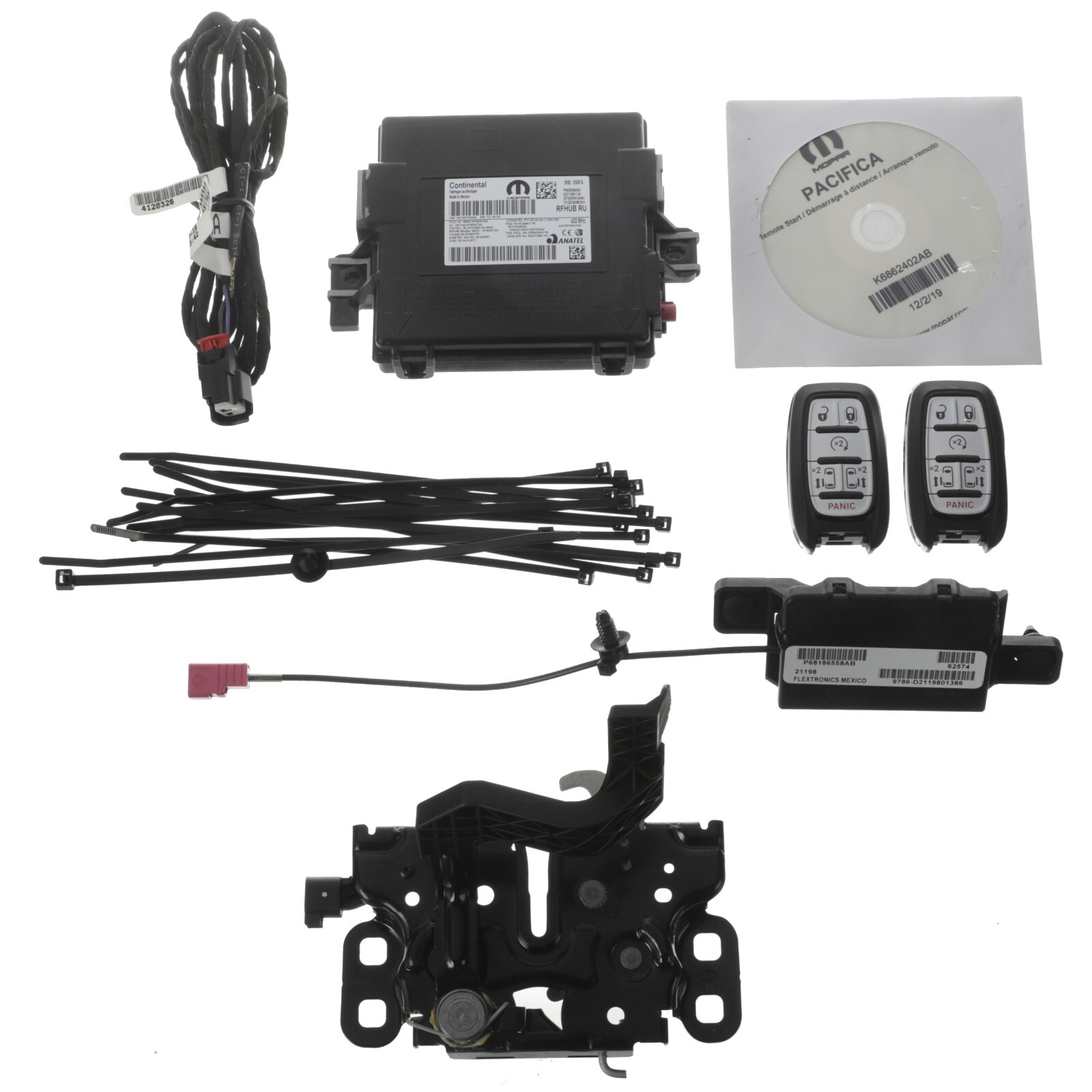 Genuine Mopar 2019-2020 Pacifica Voyager Remote Start Kit 82216294AB