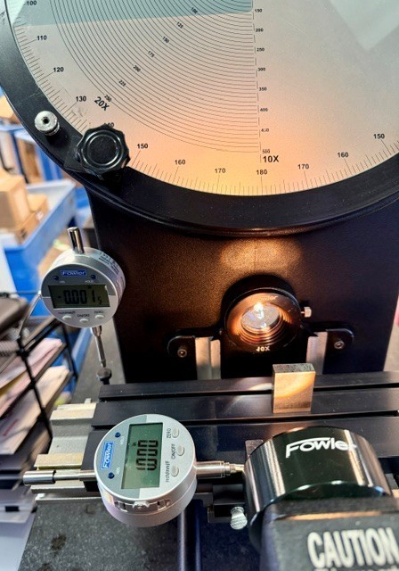 FOWLER 53-900-000 12" Optical Comparator Excellent Condition, Everything Works