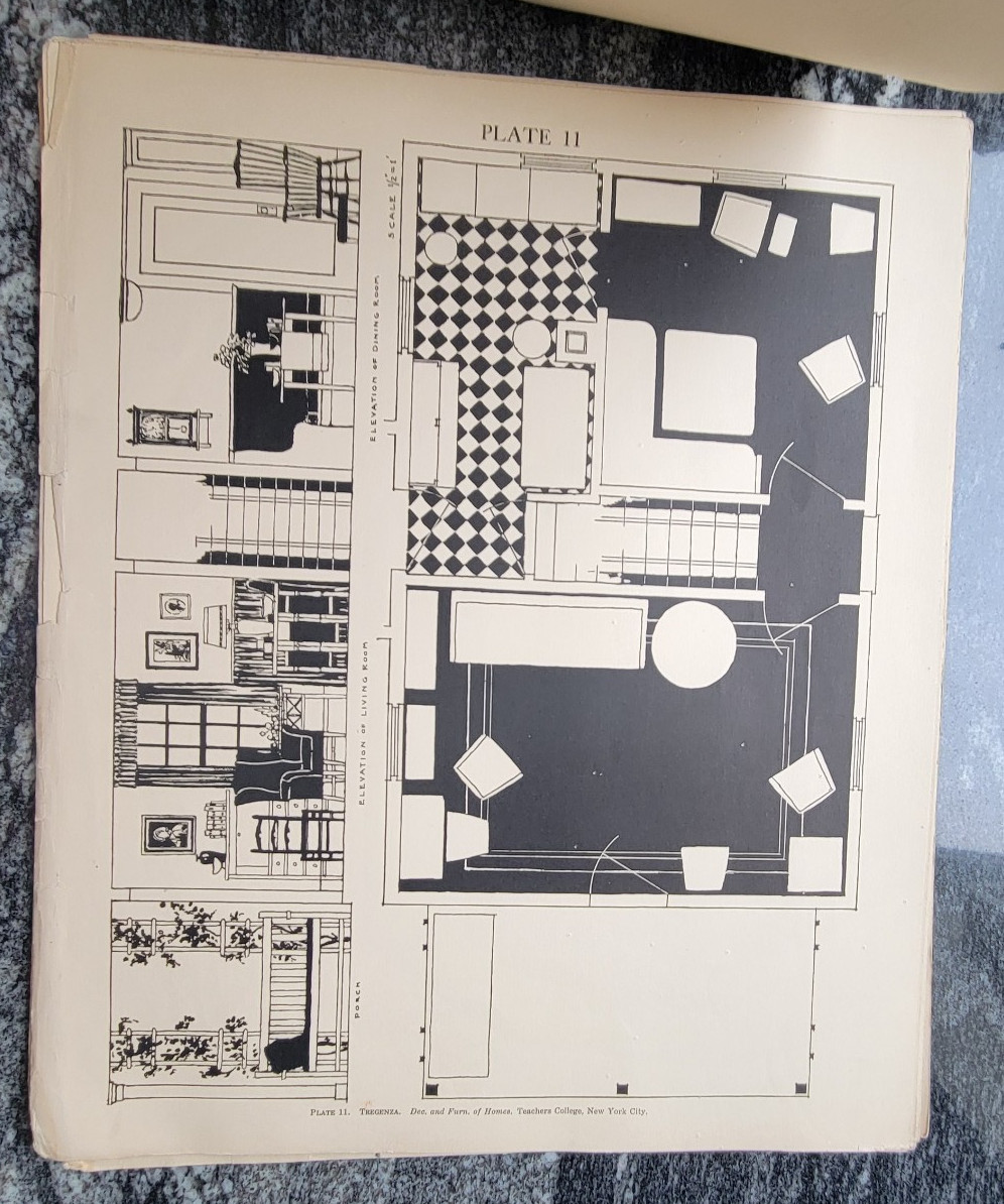 Ruth Robinson TERGENZA PLATES Architectural Home House DESIGN FURNISHINGS 18x15"