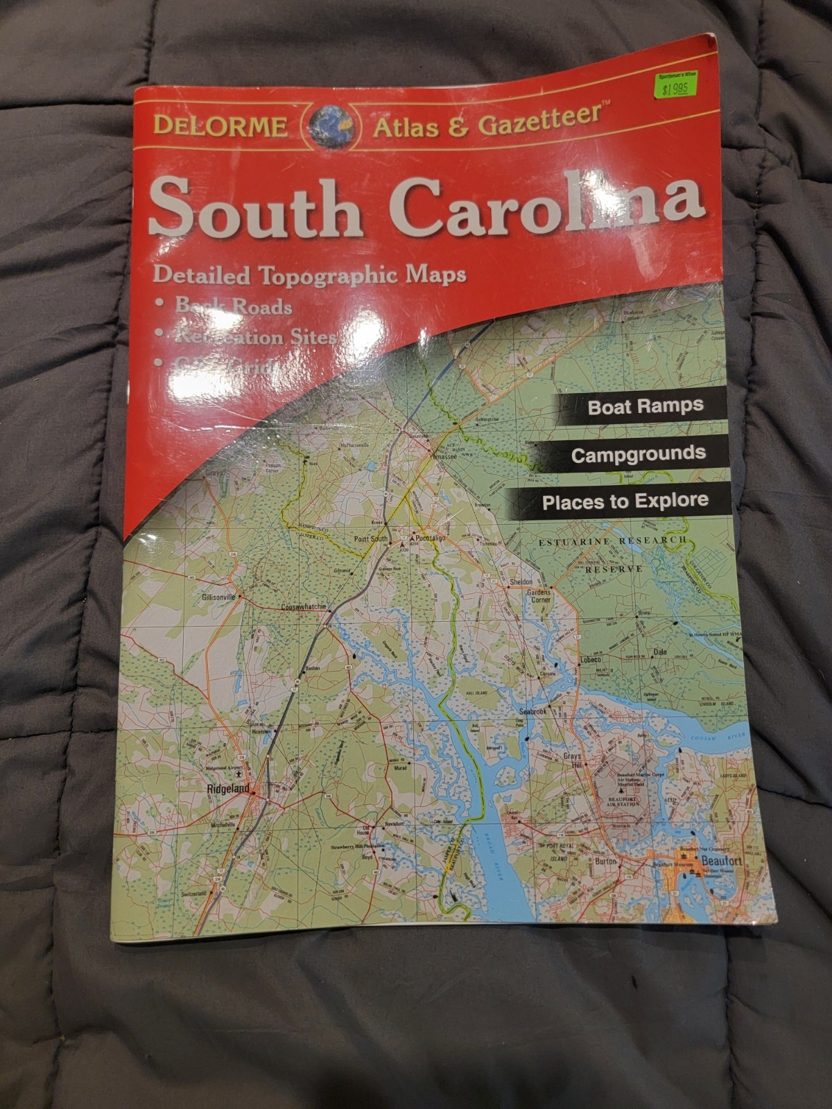 DeLorme South Carolina Atlas & Gazetteer Detailed Topographic Maps