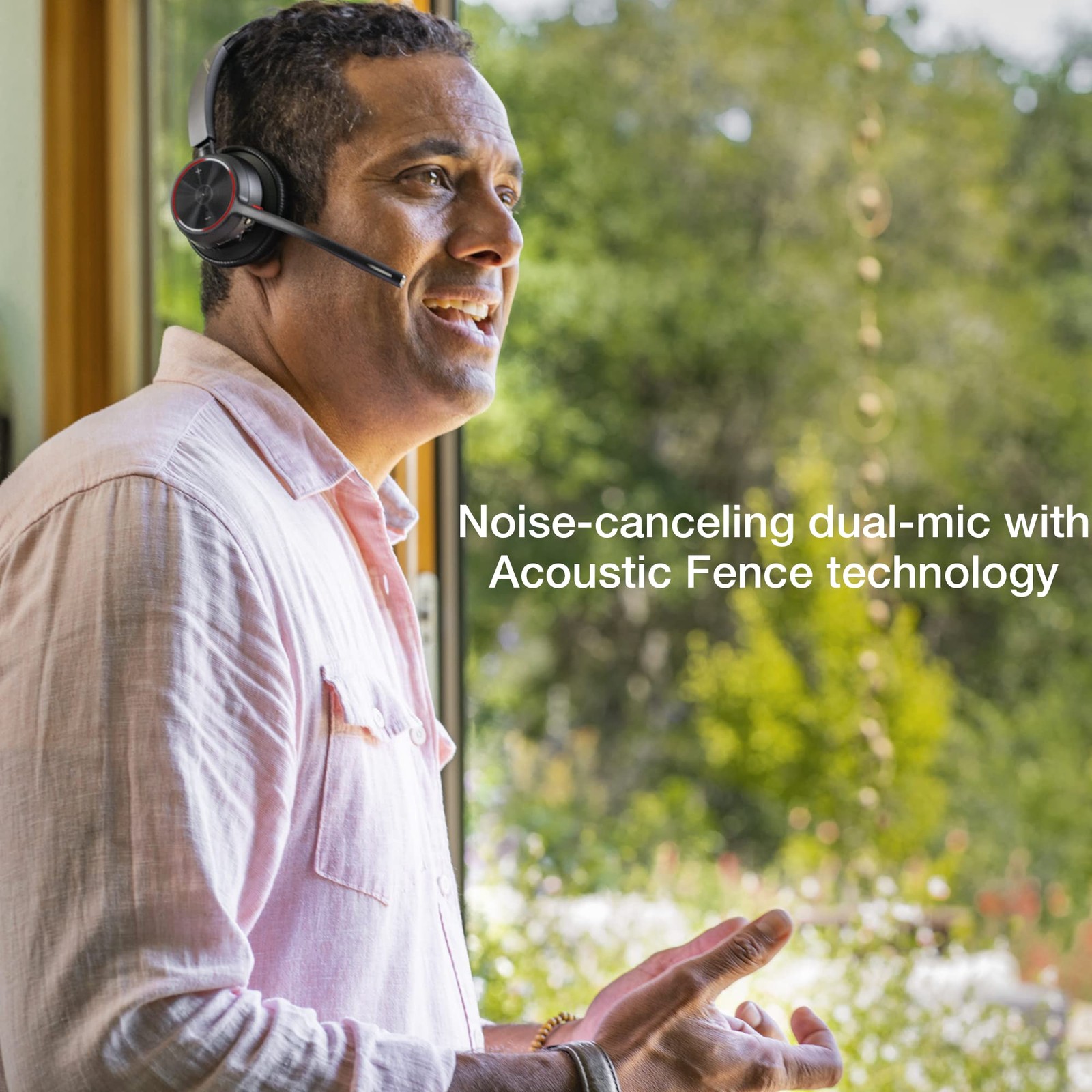 Poly Voyager 4320 UC Wireless Bluetooth Duo Headset USB-A BT700 Adapter Bundle