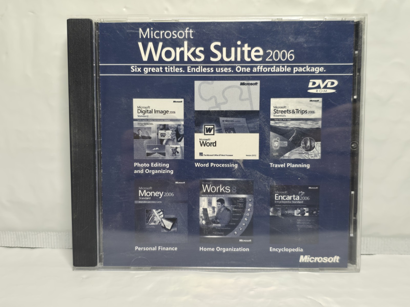 Microsoft Works Suite 2006 DVD Rom PC Computer Program Software - Serial Key