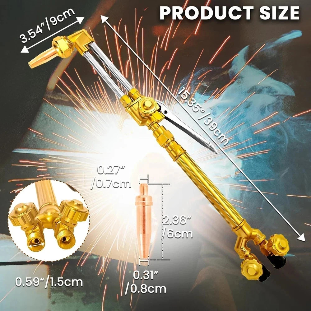 Cutting Torch CA1350 Medium Duty Victor Torch Set for Professional Cutting and W