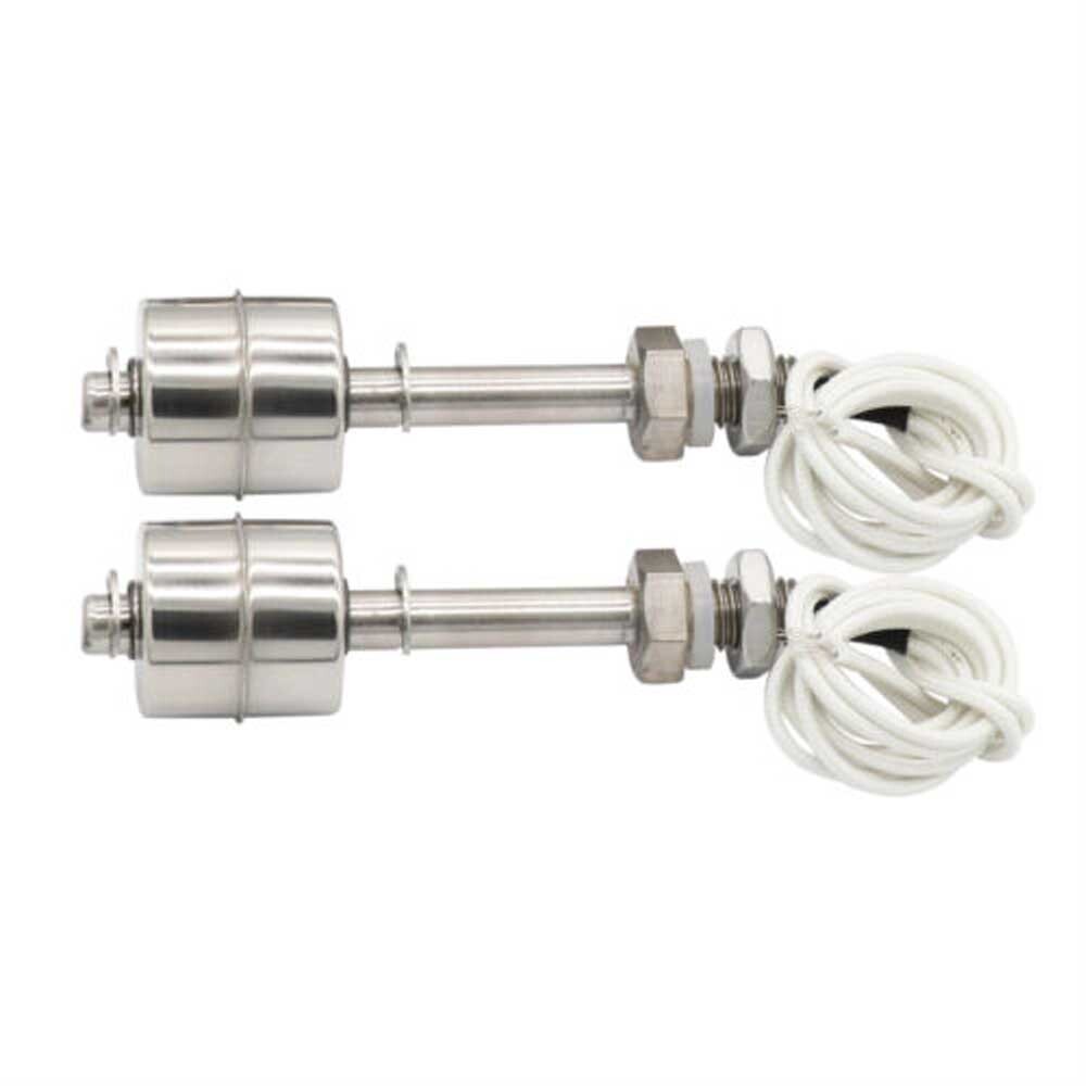 5PCS 75mm Stainless Steel Liquid Water Level Sensor Horizontal Float Switch Tool