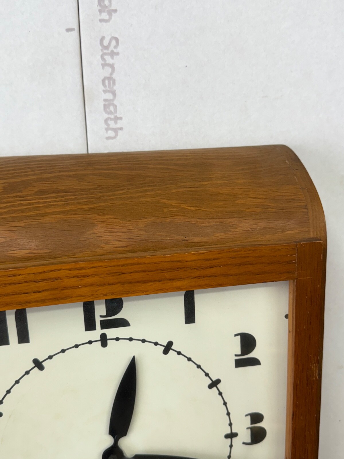 antique art deco style Seth Thomas oak wall clock regulator working school