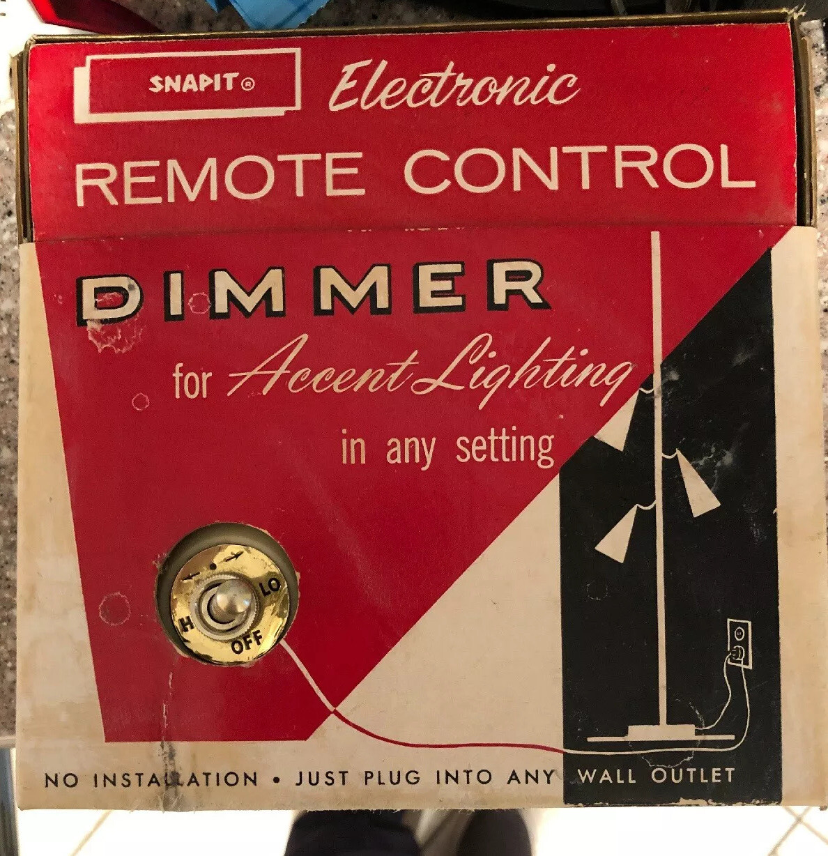 Snapit Electronic Remote Control Dimmer For Accent Lighting