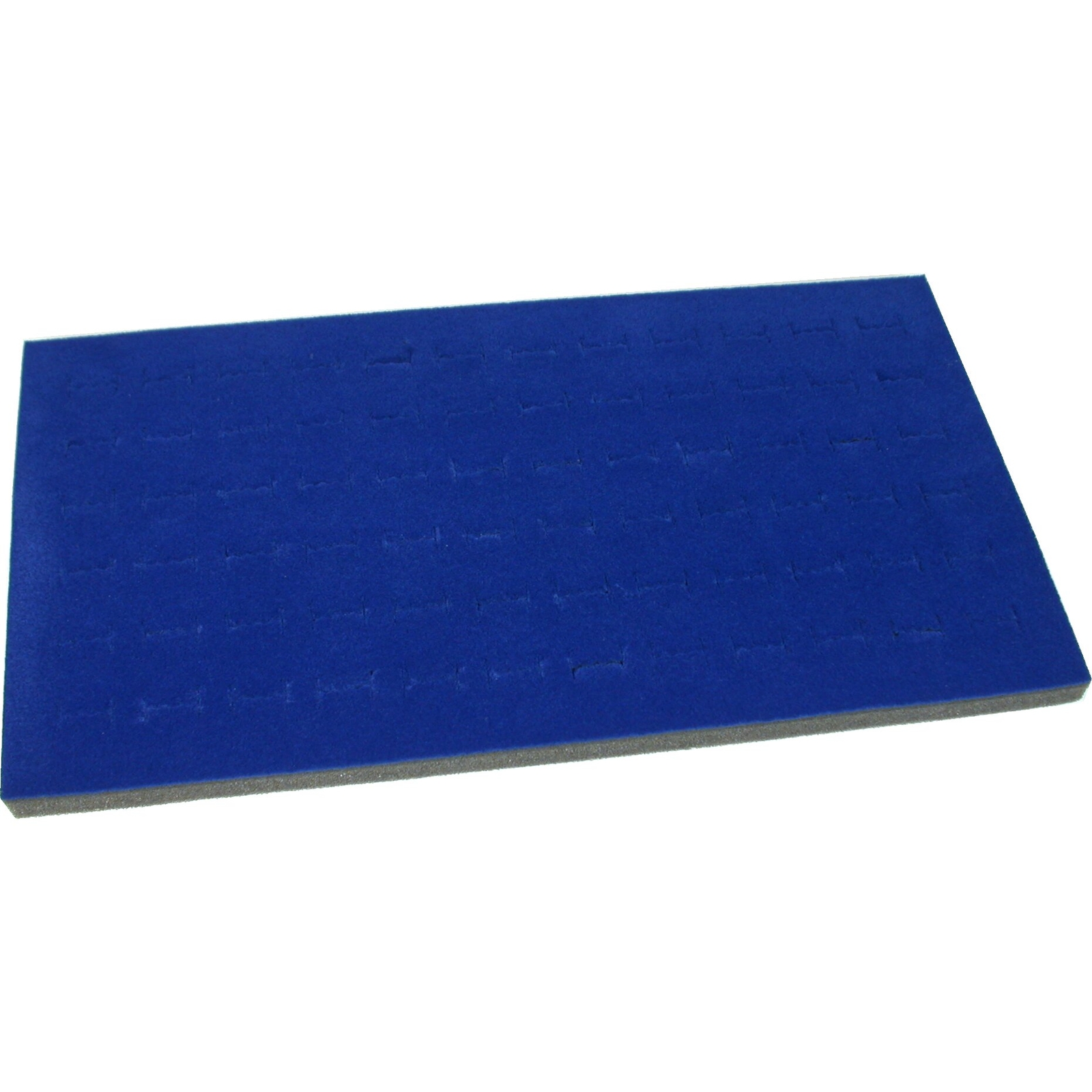 72 Ring Blue Jewelry Box Display Case Magnetic Lid