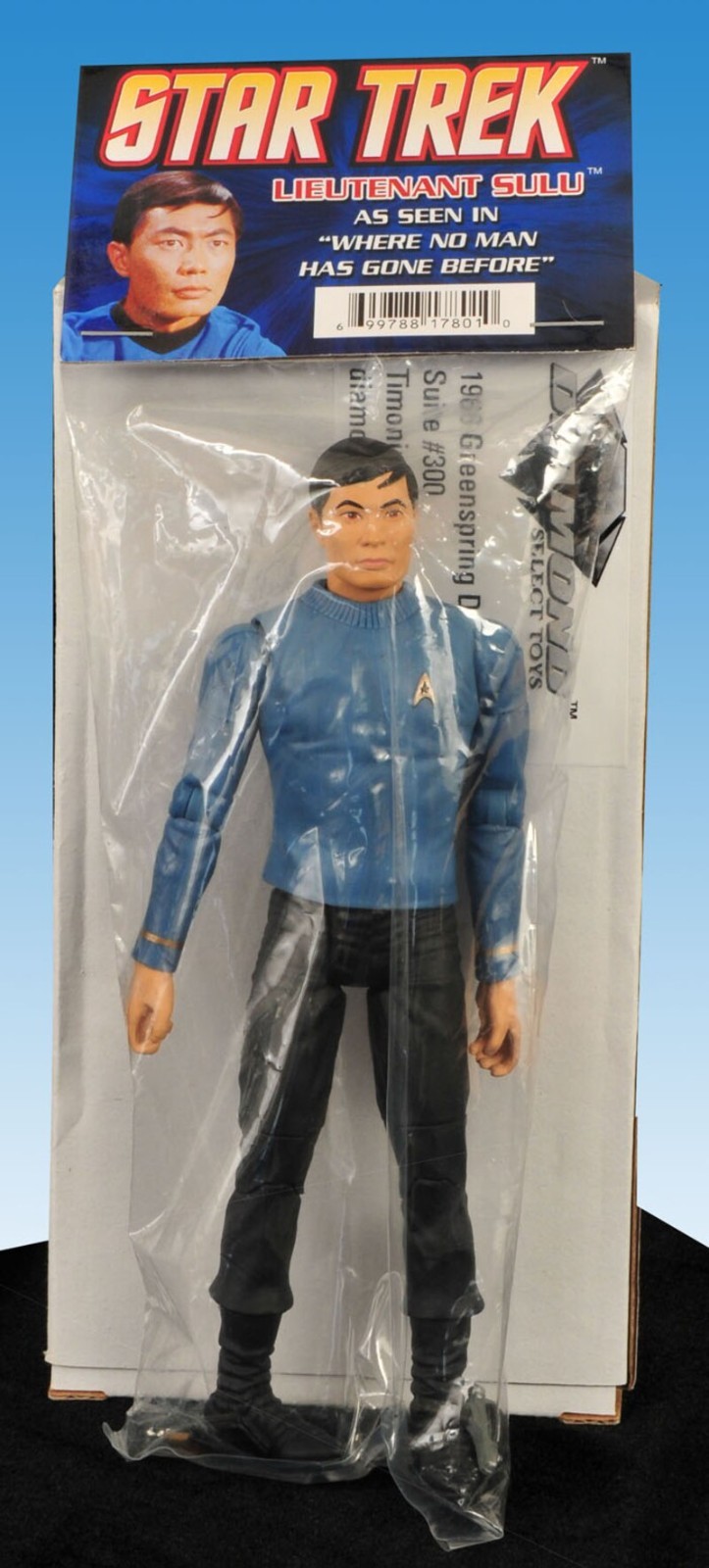 Diamond Select Star Trek Where No Man Has Gone Before Lt. Sulu Action Figure NEW