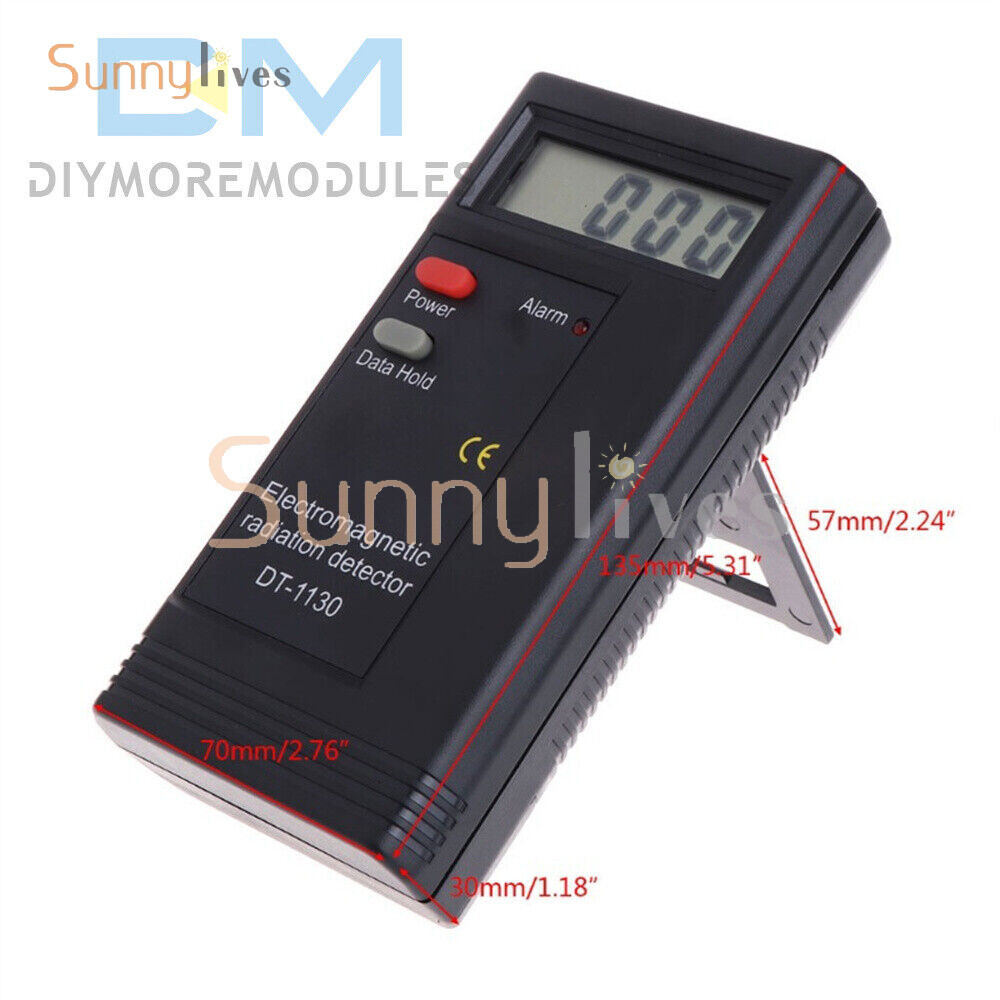 LCD Digital Electromagnetic Radiation Detector EMF Meter Tester Measuring Device