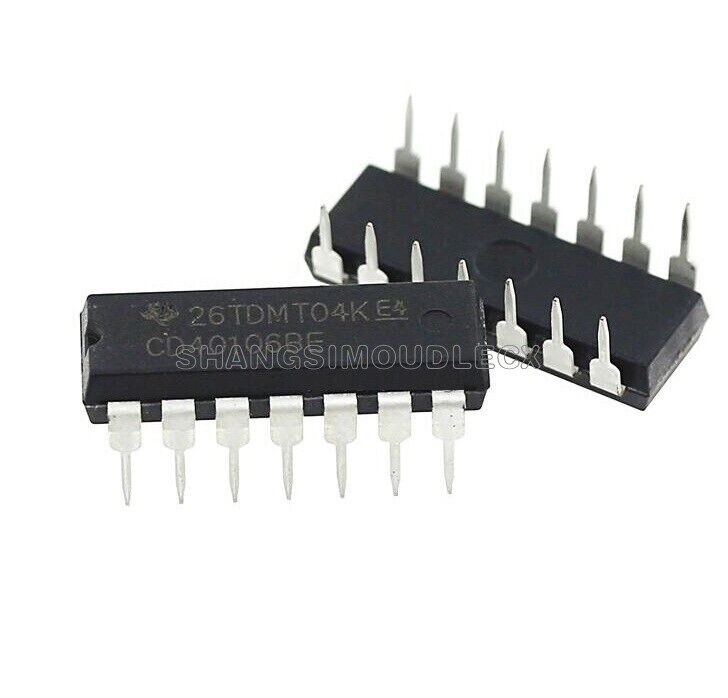 10PCS CD40106 CD40106BE 40106 HEX SCHMITT TRIGGER IC