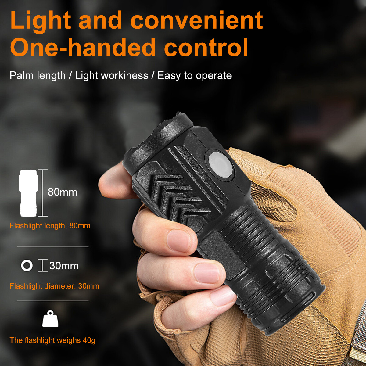 Mini Rechargeable LED Flashlight Tactical Lamp Super Bright Torch Light USB NEW