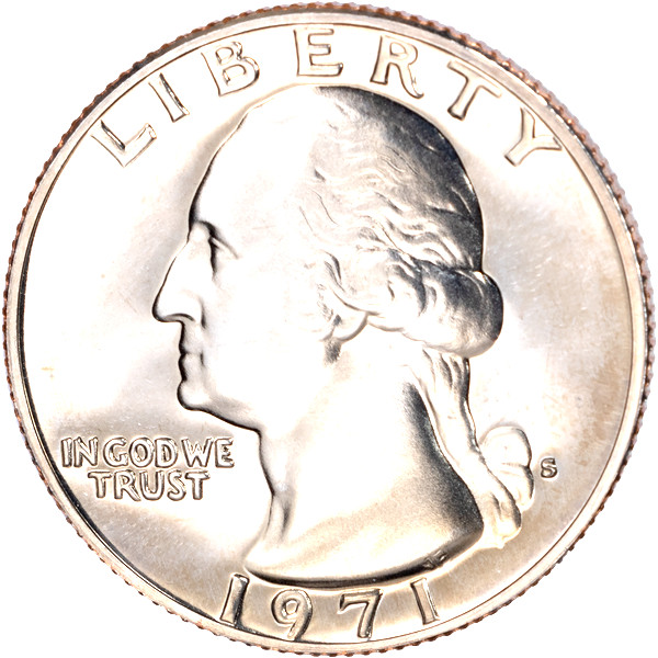 1971-S 25C (Proof) Washington Quarter