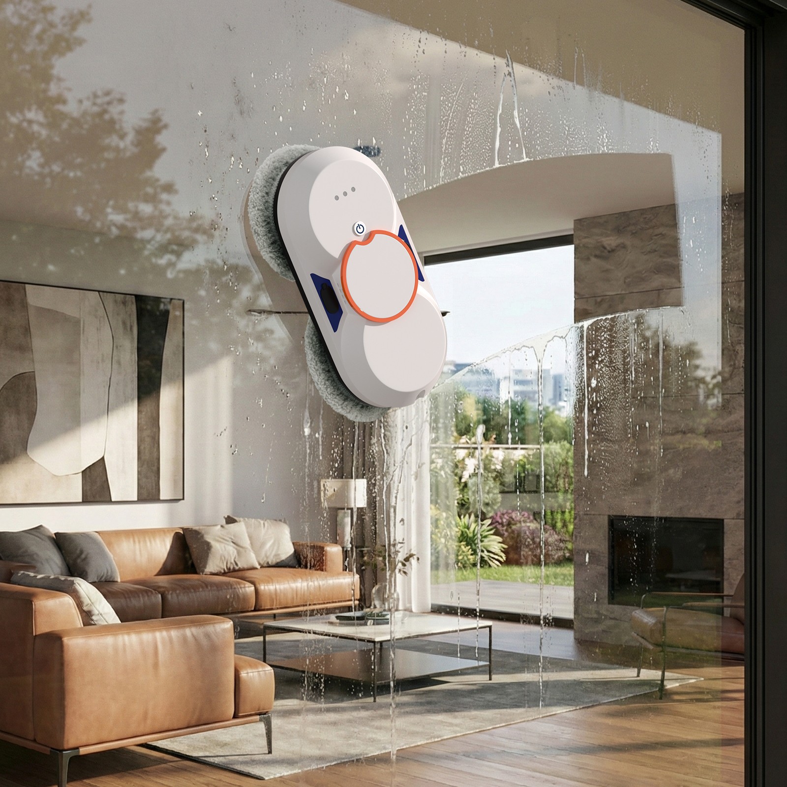 Smart Window Cleaning Robot with 5600Pa Suction Power