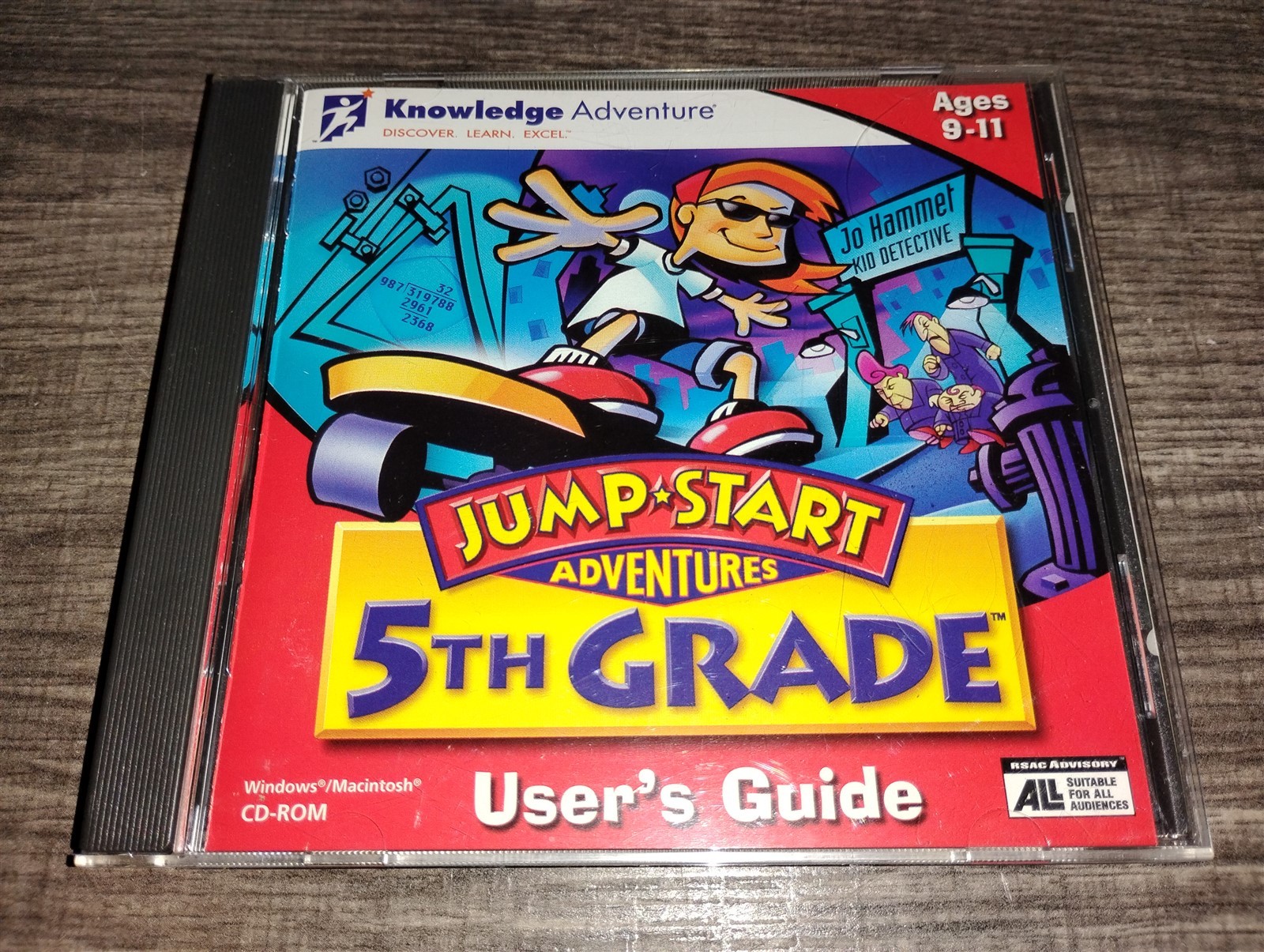 JumpStart Adventures 5th Grade PC/Mac CD-ROM Knowledge Advent 1997 Windows 95/98