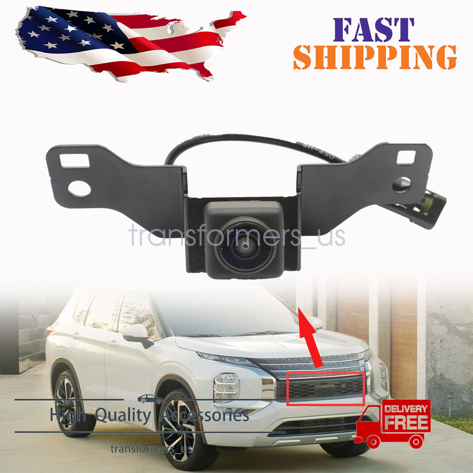 8781A314 Front View Camera Parking Assist For 2022-2024 Mitsubishi Outlander US
