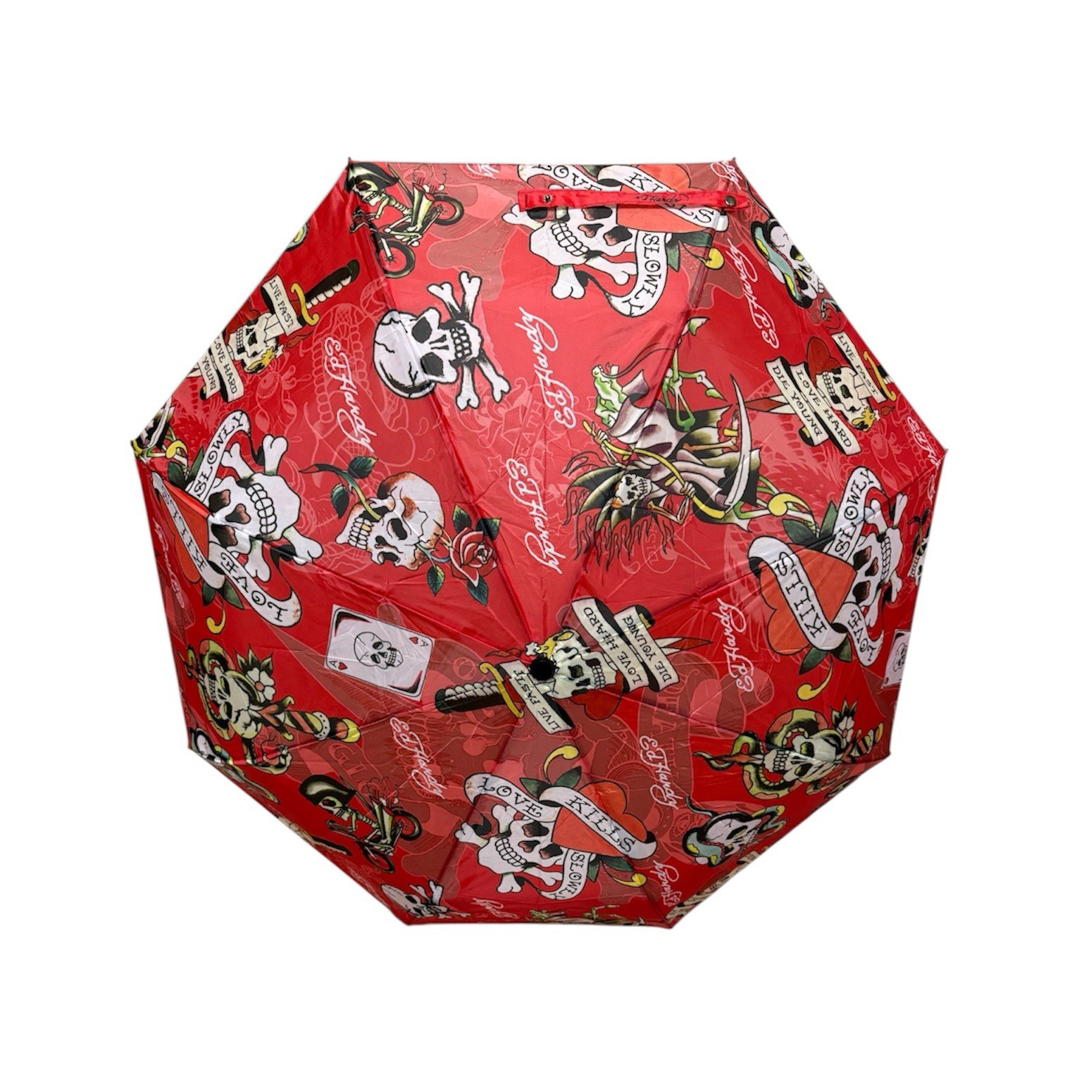 Ed Hardy Red Skull Umbrella